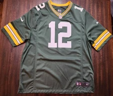 Nike On Fied Green Bay Packers Aaron Rodgers Jersey Mens 2XL Green