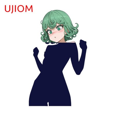 UJIOM Tatsumaki Wall Sticker Censorship Motorcycle Helmet Waterproof PVC Decal