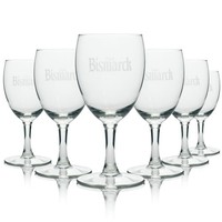 6X Bismarck Wasser Glas Kelch 19Cl Rastal Trink GläSer Gastro Cocktail Pokal Bar