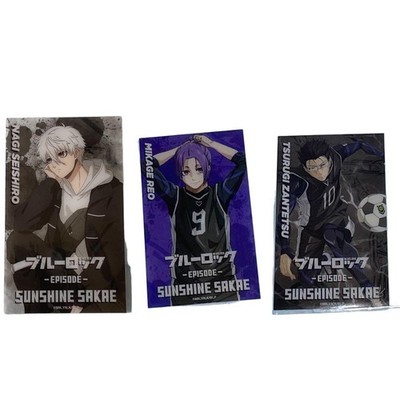 Blue Lock Seishiro Nagi Reo Mikage Zantetsu Tsurugi Mitfahrkarte Neu
