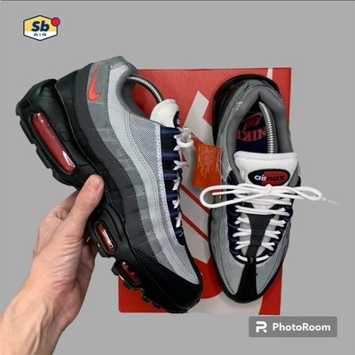 NIKE AIR MAX 95 | BLACK TRACK RED | UK SIZE 8 | DM0011-007 | BRANDNEU |