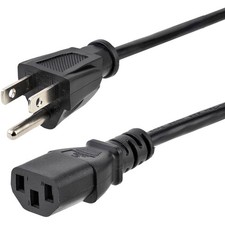 10ft 3m Heavy Duty Power Cord NEMA 5-15P to C13 AC 15A 125V 14AWG UL Listed