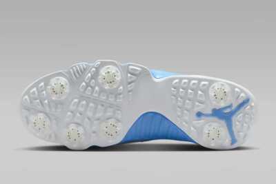 Jordan 9G ゴルフシューズ ホワイト/ブルー Nike Air Jordan 9 Low Golf University Blue FJ5934-101 US