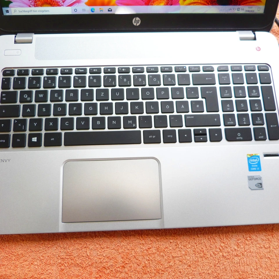 HP ENVY 15 J PREMIUM METALL 15 Zoll SSD Windows 10 l 16GB RAM NEU QUAD i7 QWERTZ - Bild 4 von 4