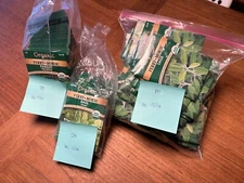 FERRY MORSE Organic Seeds Herbs Lot of 200 1.5g Packs Out of Date 12/18