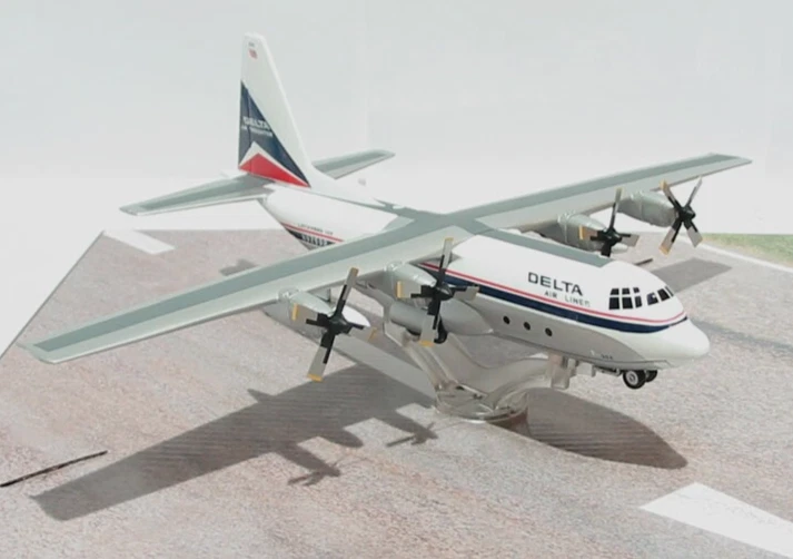 Corgi  Lockheed Martin L-100 HERCULES, DELTA AIR LINES,N9259R, Widget scheme. - Image 2 of 4