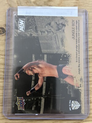 AEW Upper Deck Match Dated Moments Gold Full Gear #30 Jungle Boy