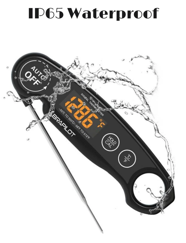 Meat Thermometer Rechargeable for Cooking - 3~4S Instant Read Candy Cooking F... Meat Thermometer Rechargeable for Cooking - 3~4S Instant Read Candy Cooking F...