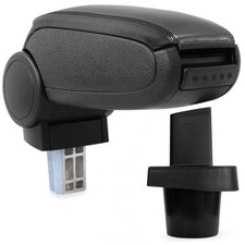 Armlehne Mittelarmlehne Leder Bezug Schwarz für Toyota Yaris XP9 2006-2010