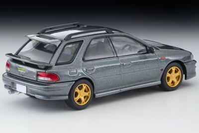 TOMYTEC TLV 1:64 Impreza WRX STi Version V White / Gray