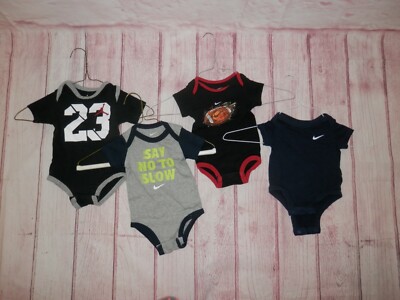 Nike Michael Jordan One Piece Baby Outfits 0-3-6-9 Months Lot