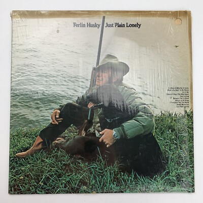 Ferlin Hisky Just Plain Lonely LP Record Album Vinyl