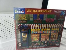 Vintage Bookshop 1000 Piece Jigsaw Puzzle by White Mountain New Sealed