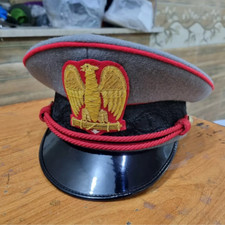 WW2 Cappello Berretto Visiera Ufficiali Generali Militari Fascisti Italiano Duce del Fascismo...