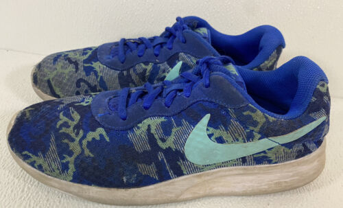 soplo Reunión Excesivo Nike Tajun Print Blue Camo Running Shoes Women's Size 9 | eBay