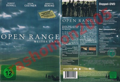 DVD OPEN RANGE WEITES LAND 2003 Kevin Costner 2-Disc Deluxe Digipack Rarität NEU