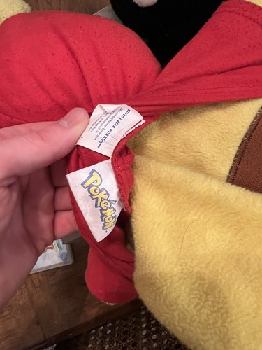 Pikachu Build A Bear Pokeball Hoodie 18 Inch Stuffed Plush Pokemon 2017 - Picture 4 of 6