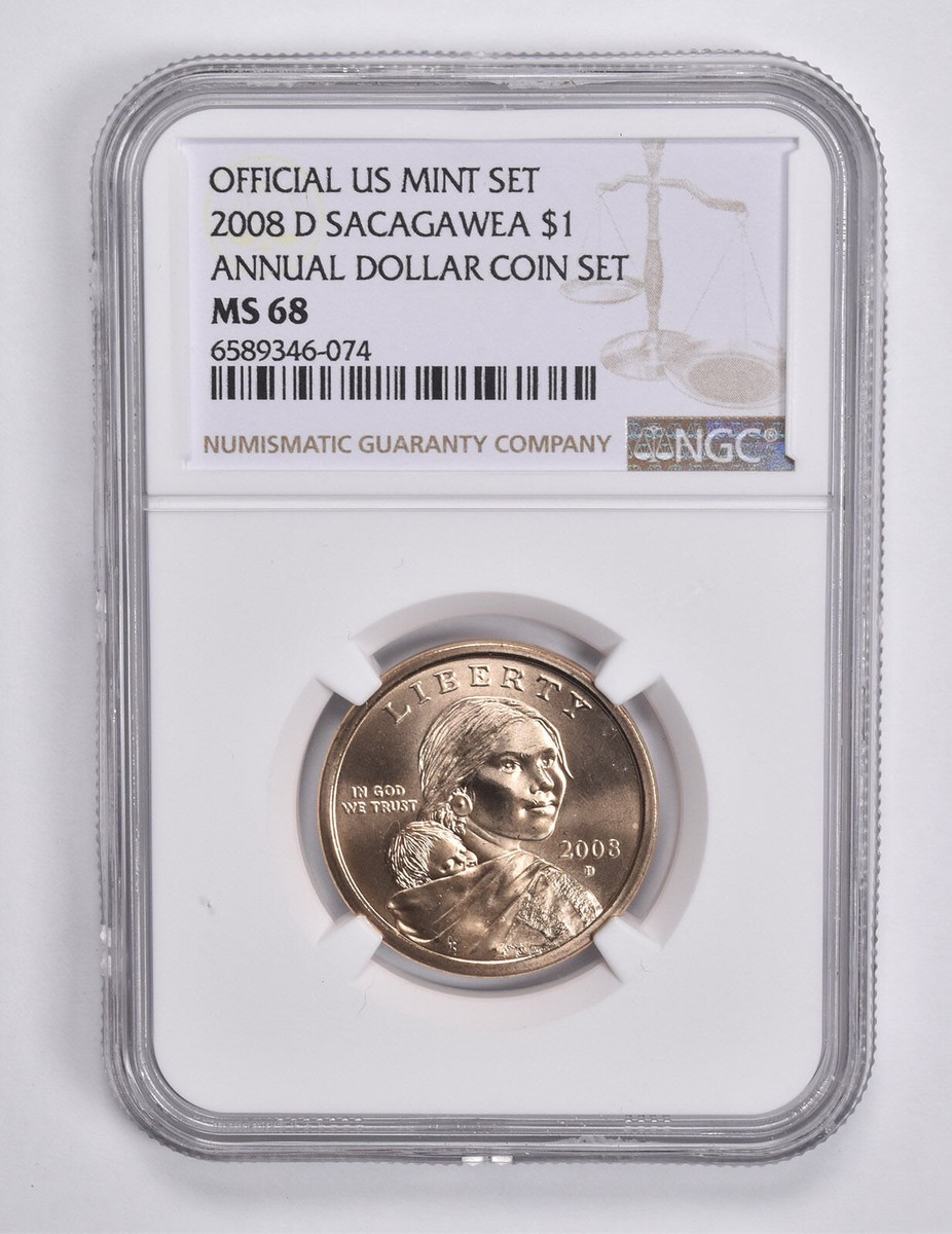 MS68 2008-D Sacagawea Annual Dollar Set NGC Brown Lbl | eBay