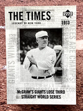 2001 Upper Deck Legends of New York John McGraw #165