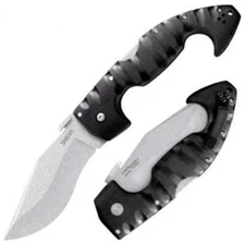 Cold Steel Spartan AUS10A Steel Folding Pocket Knife Black Ambidextrous