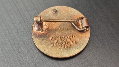 Vintage Pin Badge M.S.Dunera Souvenir Badge British India Line - Picture 4 of 4