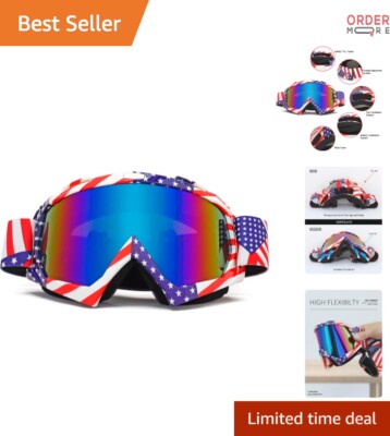 Motorcycle ATV Goggles UV400 Dustproof Windproof Impact Resistant Sport Eye Wear