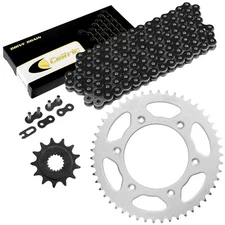 Black Drive Chain And Sprocket Kit for Honda CRF450R 2002 2003