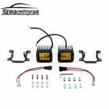 For Ram 2500 3500 Big Horn 19-21 22 23 24 Amber Led Fog Lights Driving Lamps Kit
