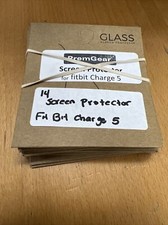 Lot Of 14 Fitbit Charge 5 Sense Glass Screen Protector Saver Shield Cover