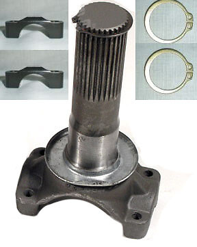 Heavy Duty Differential Side Yokes W/U-Joint Caps & Hardware- 1963-1979 Corvette