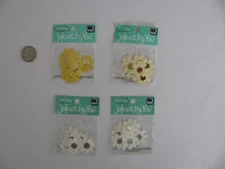 4 JOLEE'S BY YOU 2 WHITE 1 YELLOW 1 IVORY CORNFLOWER 10 Pcs per Pkg  
