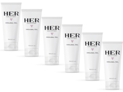 6 HerSolution Arousal Gel Female Libido Enhancement Her Solution Lubricant 12/27