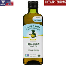100 California Medium Extra Virgin Olive Oil 16.9 Fl Oz Cold Pressed Vegan New