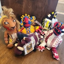 Disney The Lion King Bean Bag Plush Broadway Musical Tricksters Set Lot Pumbaa