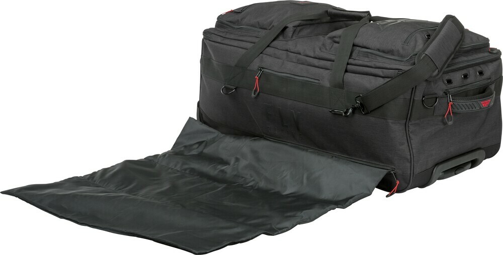 Fly Racing Tour Roller Gear Bag Pack Black Grey Motocross MX ATV UTV Dirt Bike 
