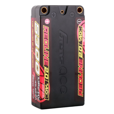 Gens Ace Redline 5300mAh 7.6V 140C 2S Lipo Battery HardCase HV Für 1/10 Auto DE