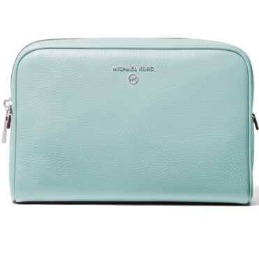New Michael Kors Jet Set Charm Zip Travel zip closure Pouch 