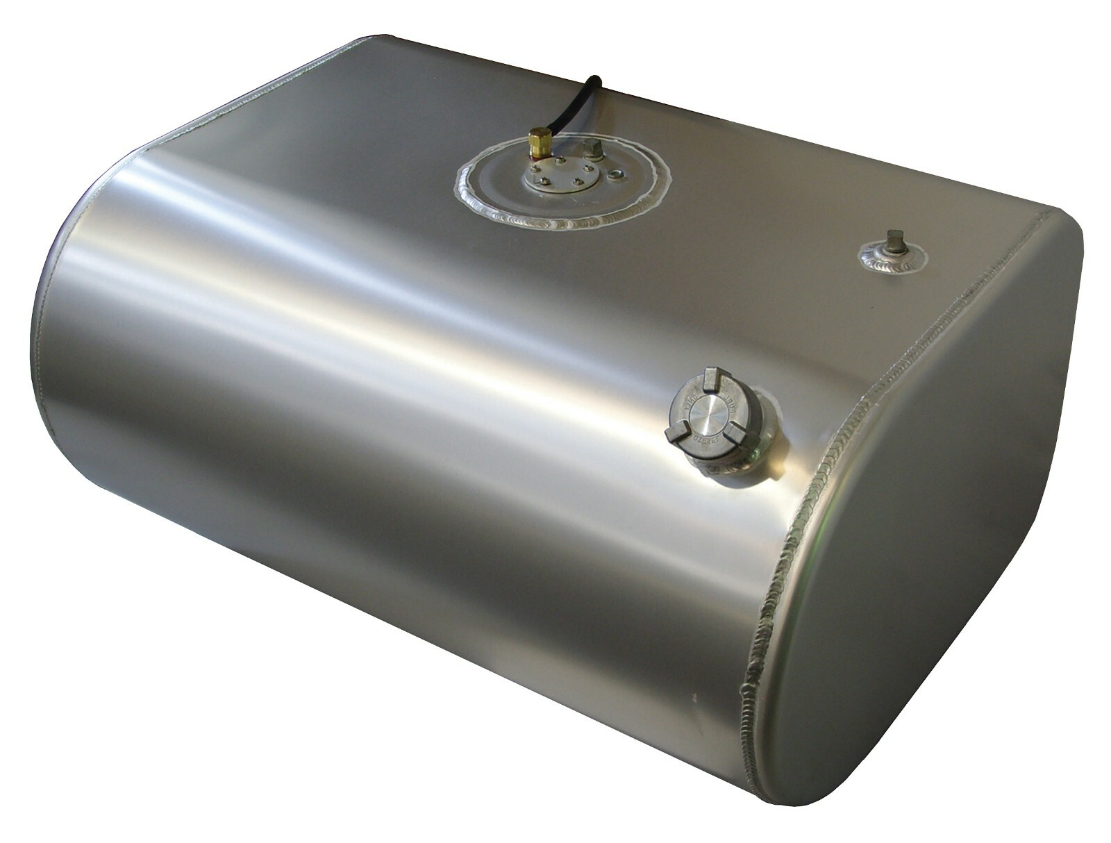 DIESEL FUEL TANK,INTERNATIONAL 4300,BOX TRUCK, D SHAPED 50 GALLON, RH