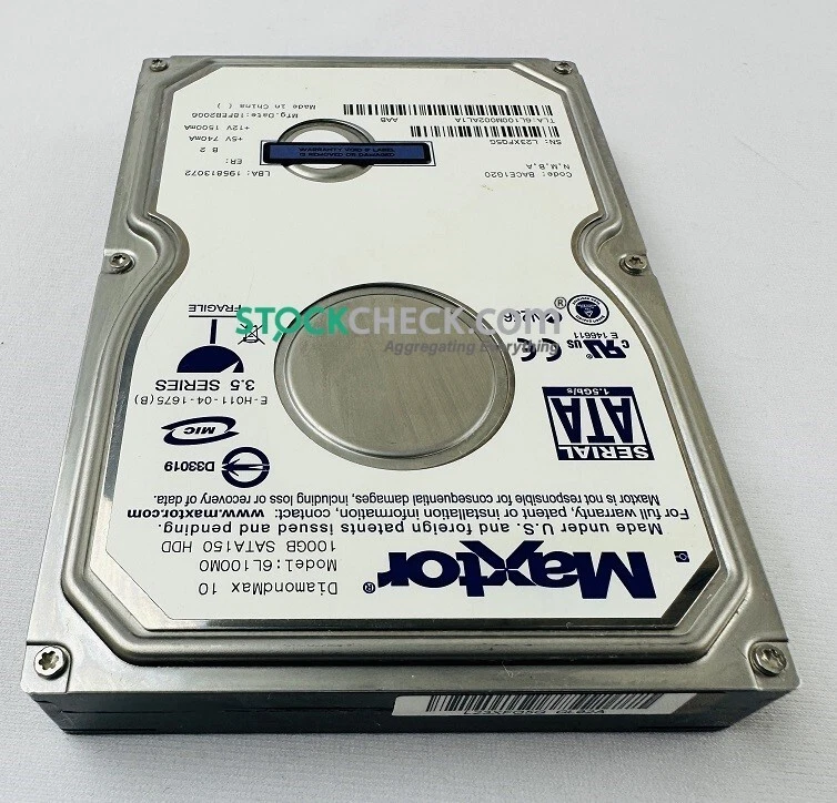 Maxtor 6L100M0 Hard Disk Drive - Image 2 of 4
