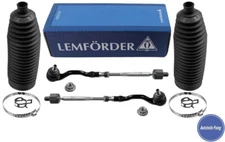 LEMFÖRDER 2X TIE ROD + 2X BOOT L&R BMW X5 X6 XDRIVE E70 E71 E72