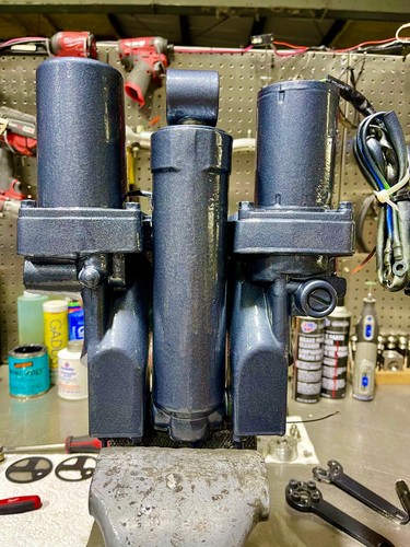 Remanufactured Yamaha 60 70 75 85 90HP trim tilt unit 6H1-15 6H1 3 Cylinder - Picture 3 of 9