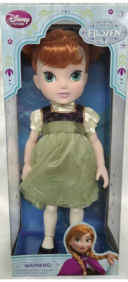 DISNEY STORE Frozen 16” ANNA Toddler Doll Collection Baby