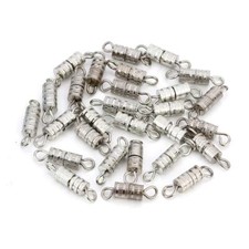 100 Sets 4mmx15mm Screw Type Clasp Barrel Screw Clasps Screw Twist Clasps