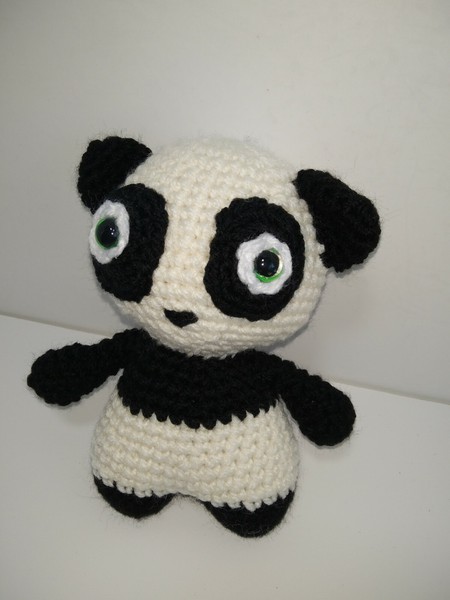 Peluche oso panda Amigurumi