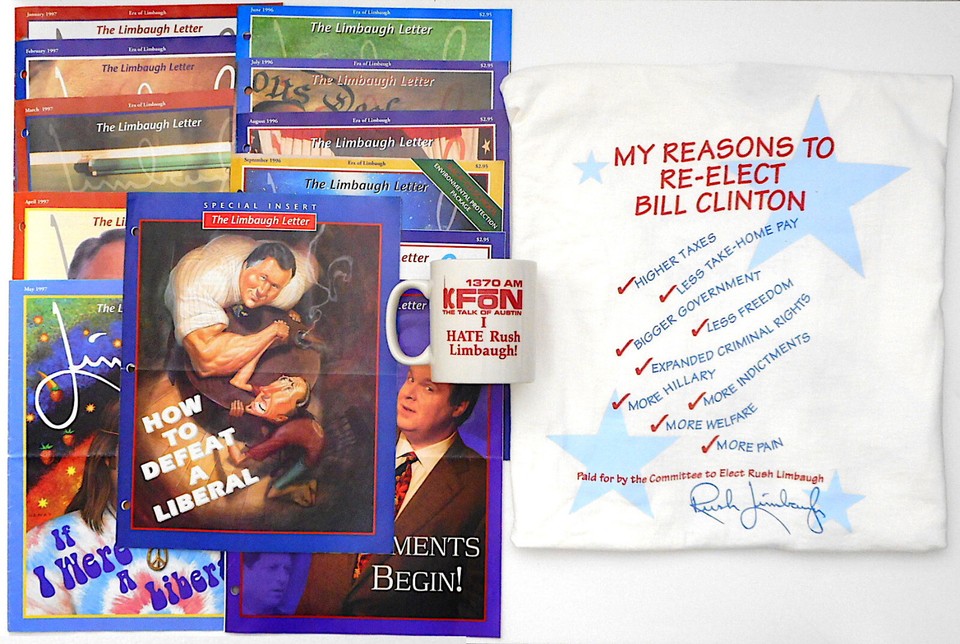 T-shirt Rush Limbaugh - Hommage Au Célèbre Animateur Radio Conservateur - Coton Uni