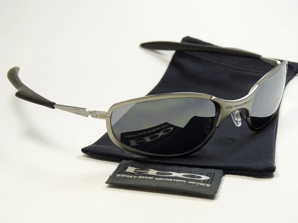 Oakley A Wire Brushed Thick Sonnenbrille Wiretap Square Nanowire Conductor Why C, Foto 1 von 5