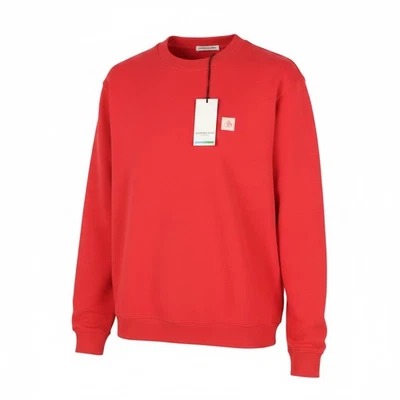 SCOTCH & SODA Sweatshirt Homme Coton Bio Col Rond Manches Longues Rouge M - Photo 1/4