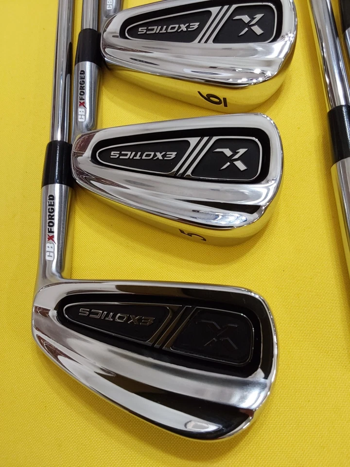 Tour Edge EXOTICS CBX iron set 4 to PW+GW Steel ELEVATE TOUR Stiff Flex NEW 2025 - Image 2 of 4