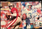 Joe Montana Dan Marino 49ers Dolphins Signed Beckett Football magazines