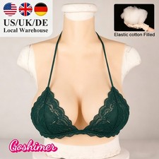 B-H Cup Realistic Silicone Breast Forms Breast Plate Fake Boobs For Crossdresser
